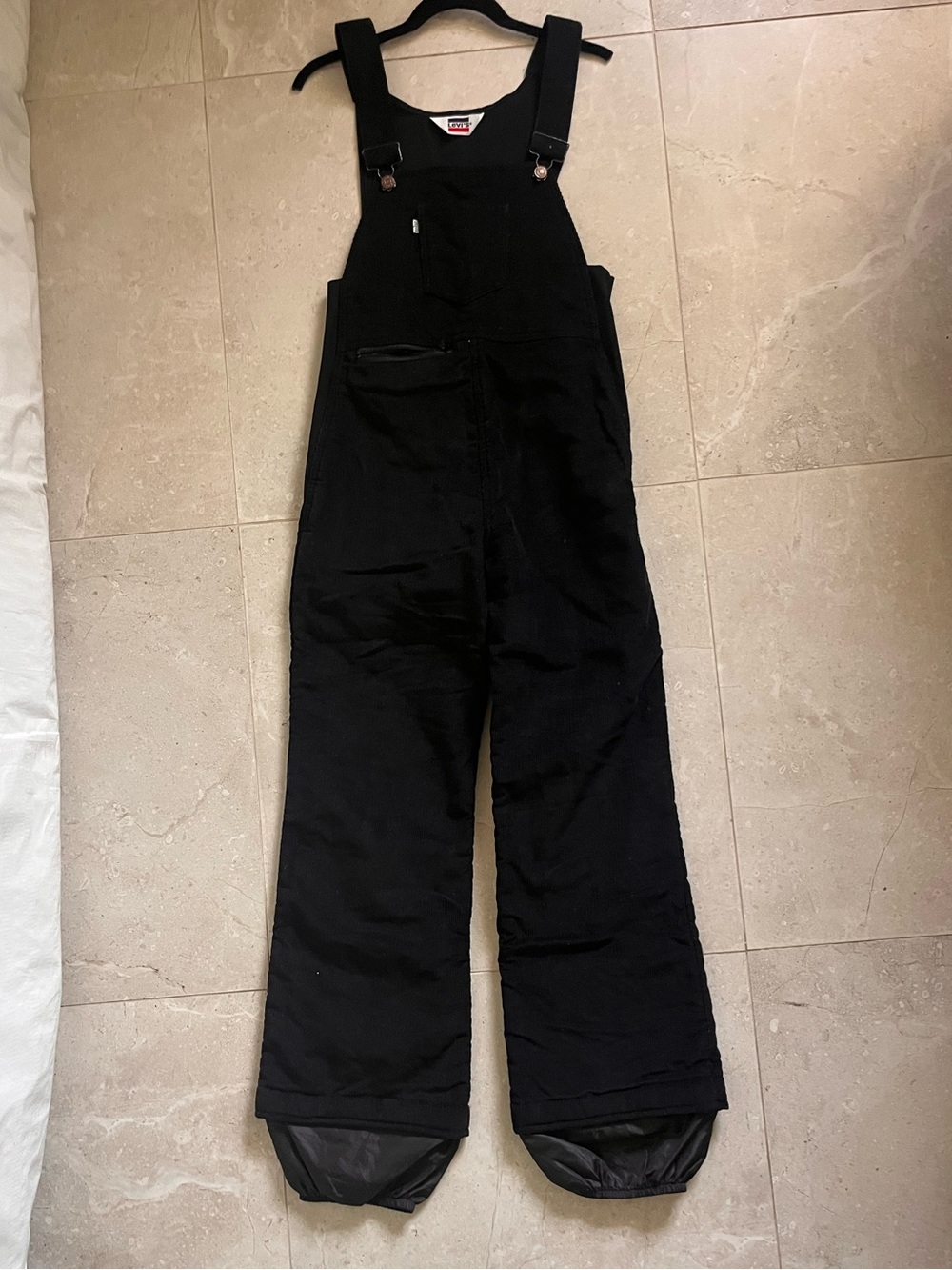 Vintage Levis ski overalls corduroy pants womens 12